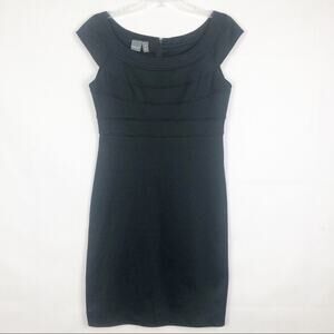 Muse Black Sleeveless Party Cocktail Bodycon Dress Size 8